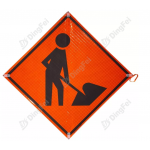 Roll Up Sign & Stand - Road Safety Construction Reflective Roll Up Traffic Sign